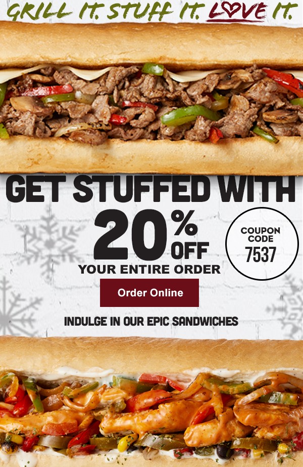 20% Off entire order. Not Valid on Gift Cards or Twin Lobster Deals. Use coupon code 7537. Offer expires 1/22/2023.