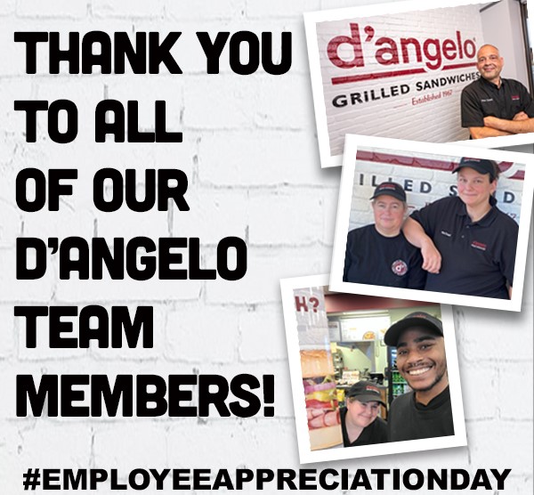 Thank you to all our D'Angelo team members. #EmployeeAppreciationDay